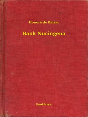 cover image of Bank Nucingena